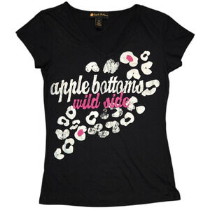 Apple Bottoms Vneck Shirt Size Medium